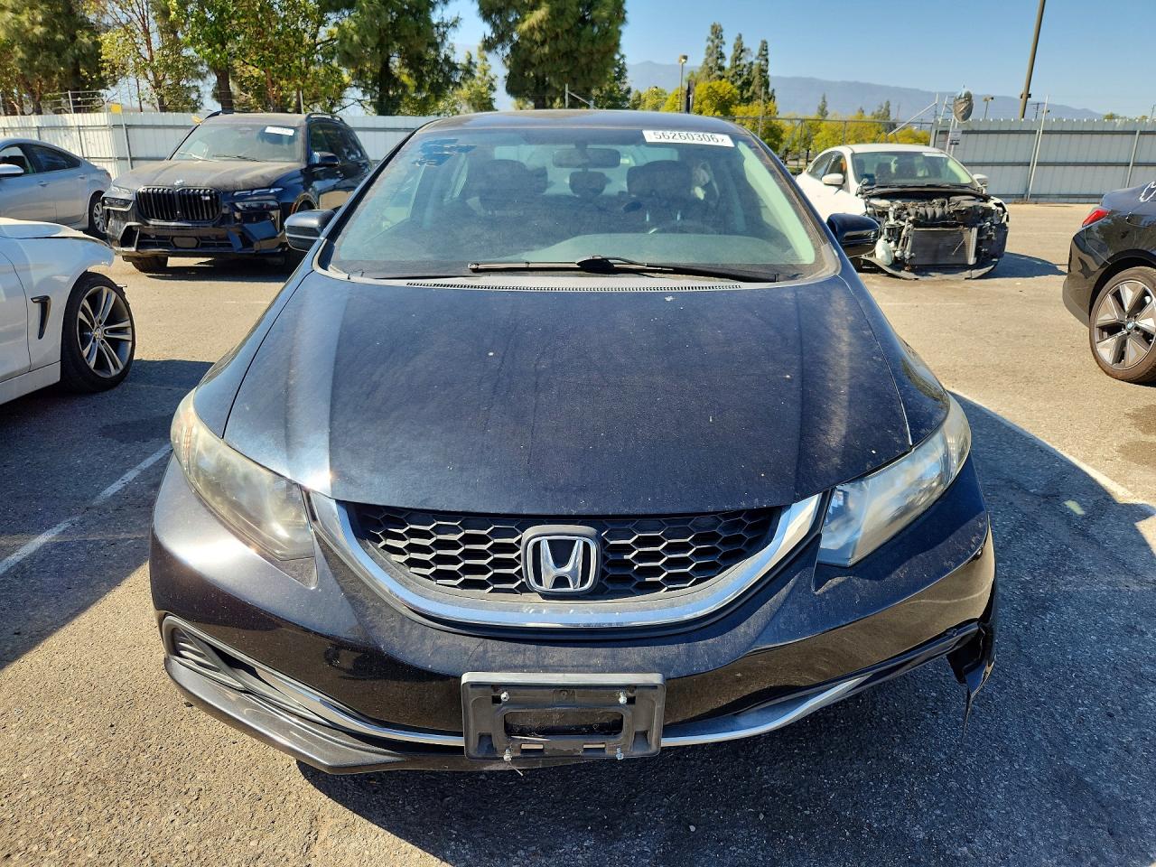 2015 Honda Civic Lx Black vin: 2HGFB2F58FH543864