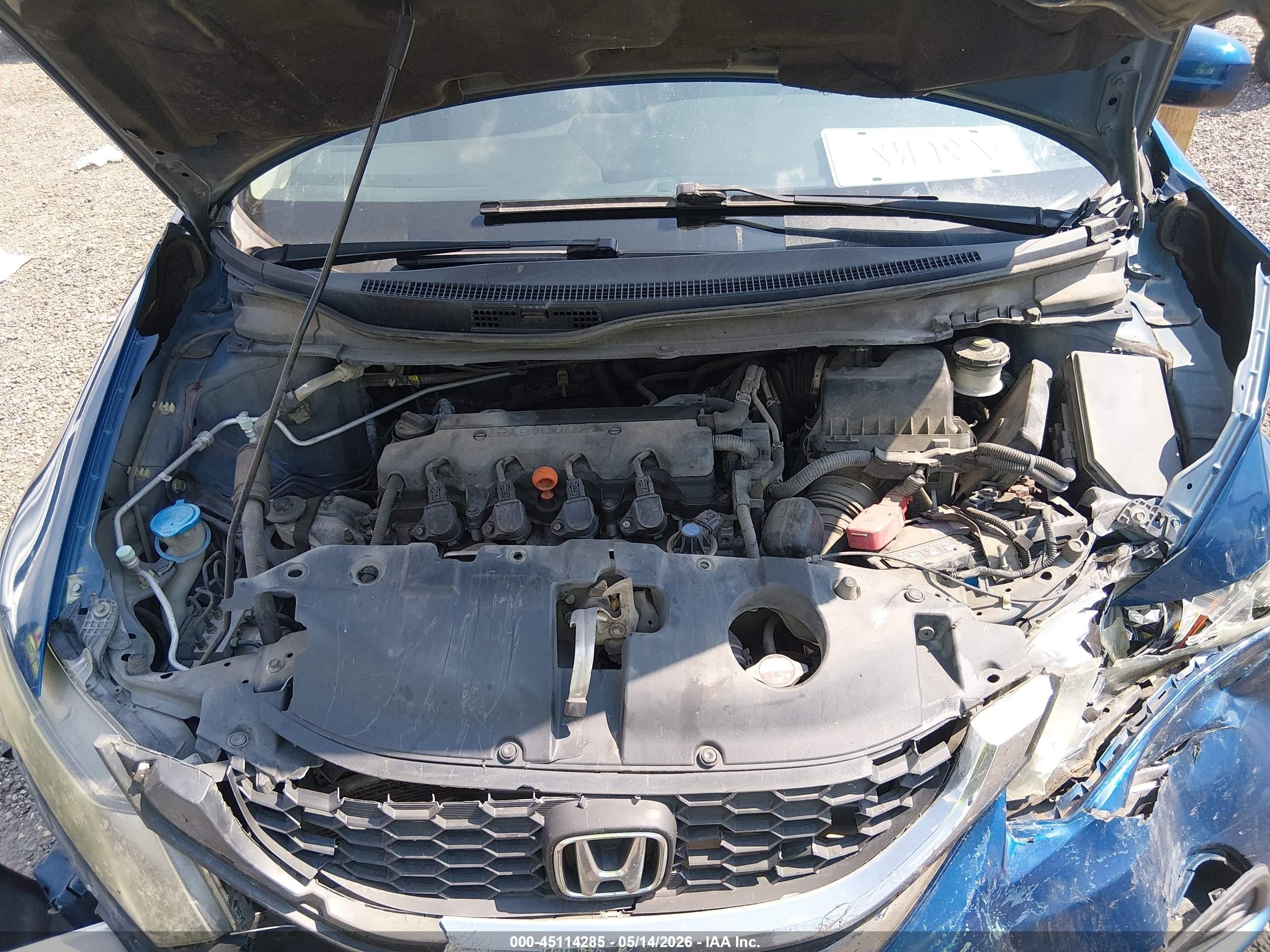 2015 Honda Civic Lx Синий vin: 2HGFB2F58FH546229