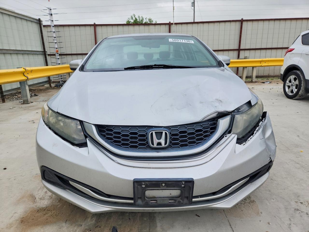 2015 Honda Civic Lx Silver vin: 2HGFB2F58FH549566