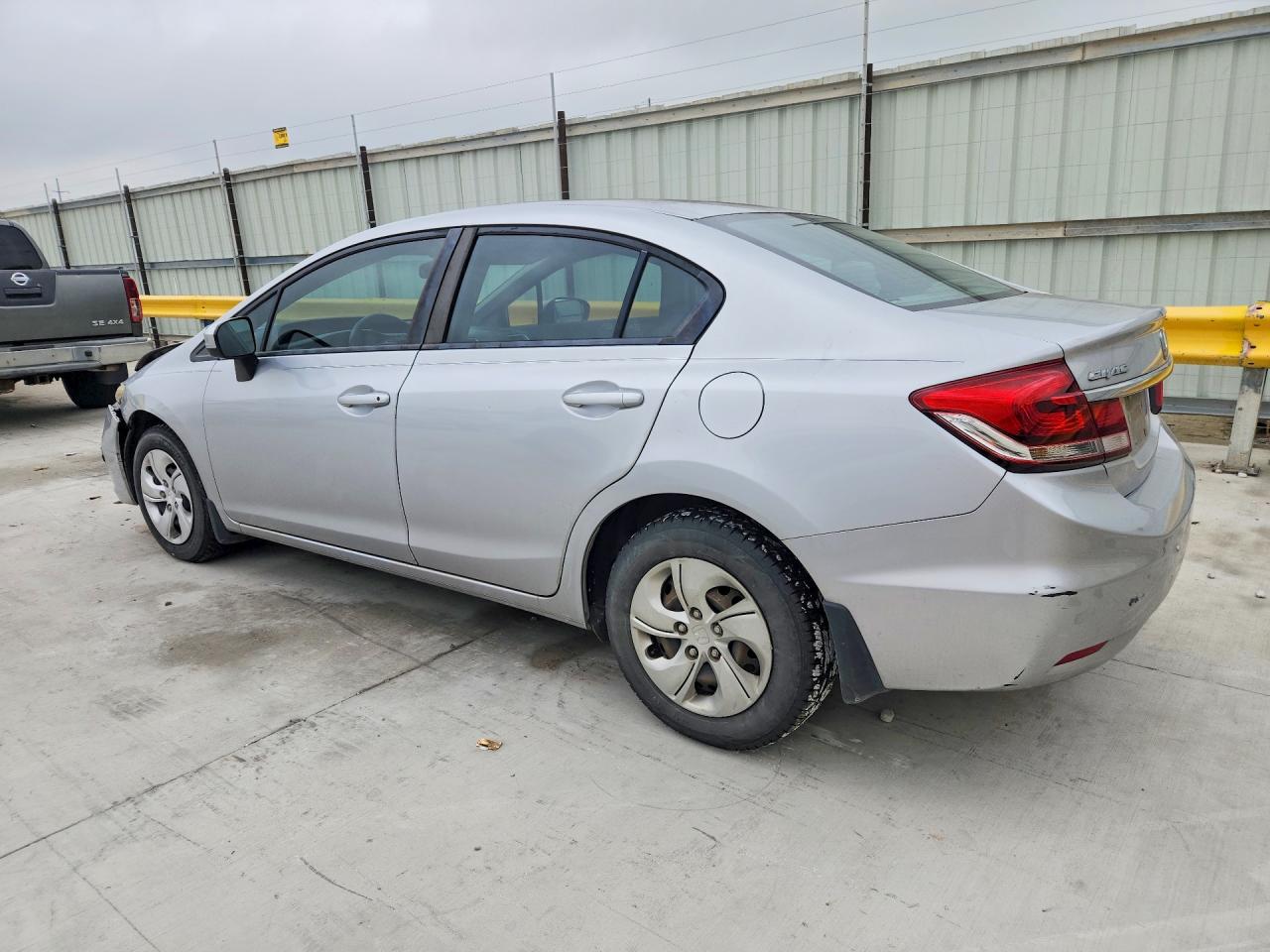 2015 Honda Civic Lx Silver vin: 2HGFB2F58FH549566