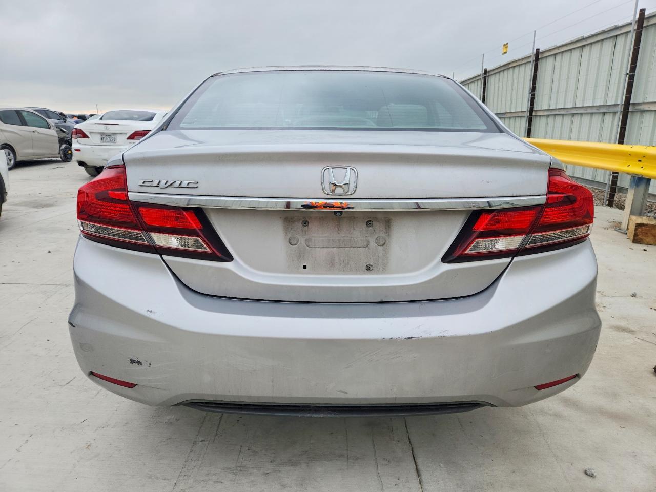 2015 Honda Civic Lx Silver vin: 2HGFB2F58FH549566