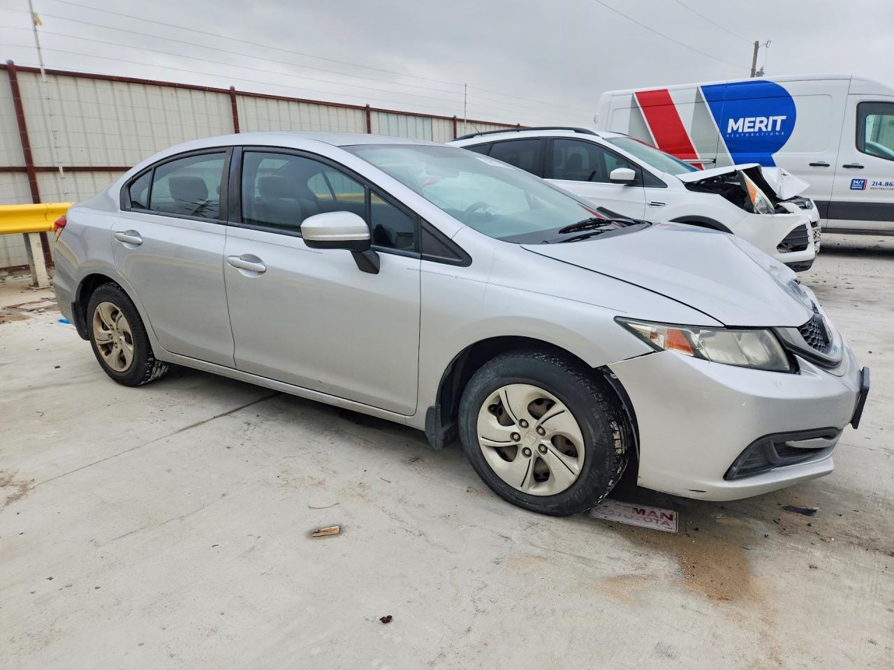 2015 Honda Civic Lx Silver vin: 2HGFB2F58FH549566