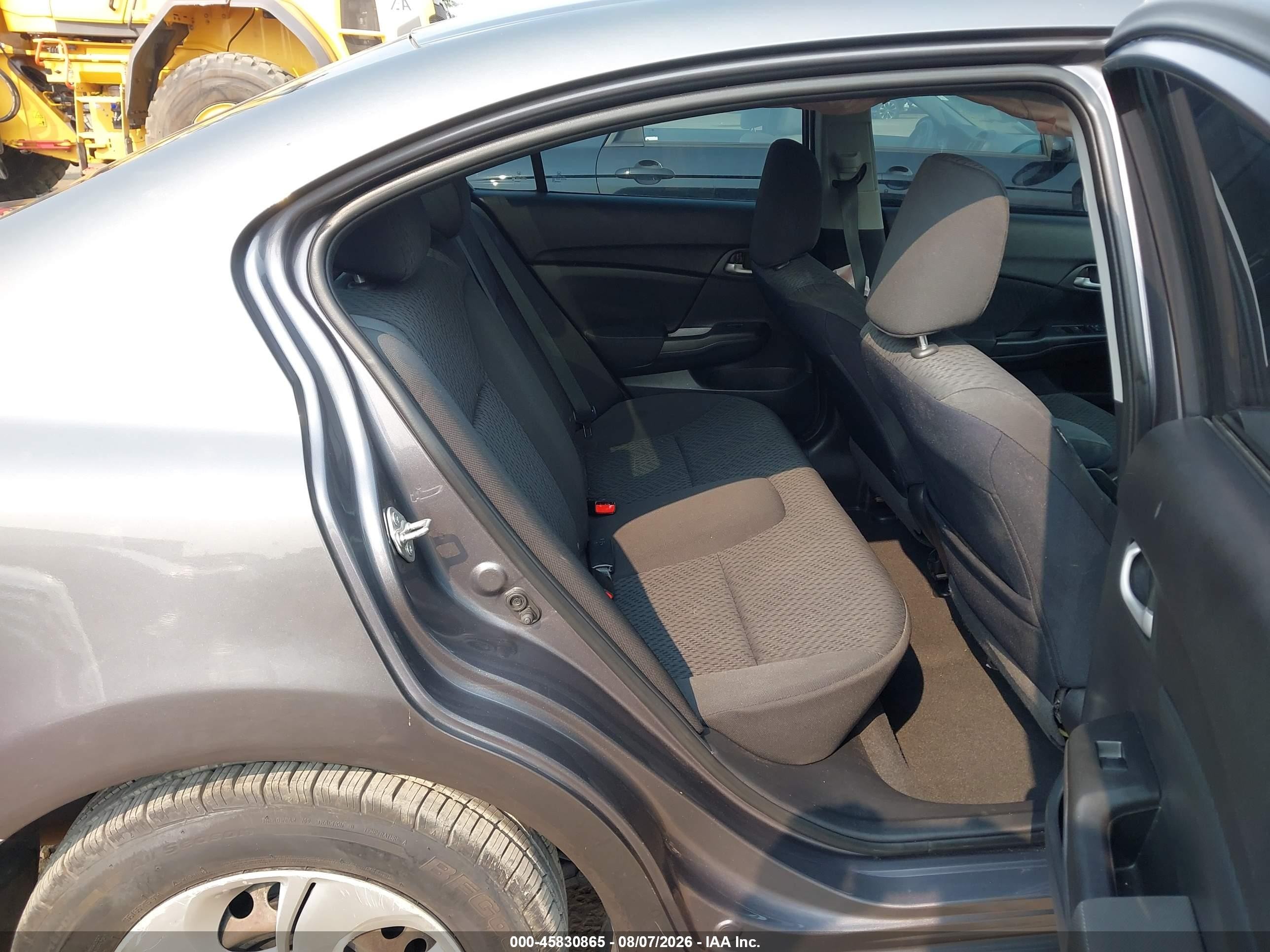 2015 Honda Civic Lx Серый vin: 2HGFB2F58FH563161