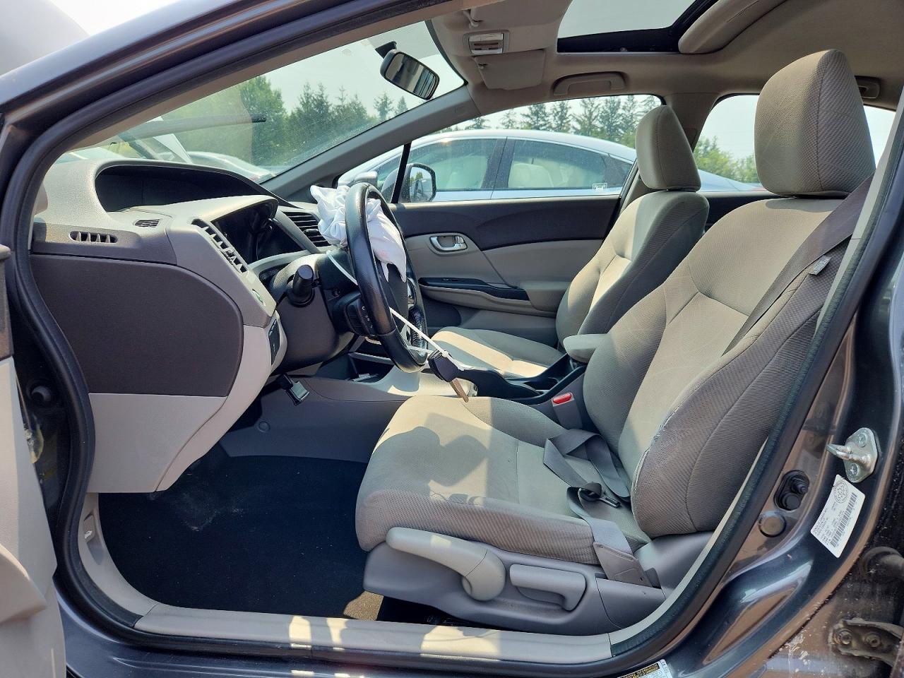 2012 Honda Civic Lx Silver vin: 2HGFB2F59CH051579
