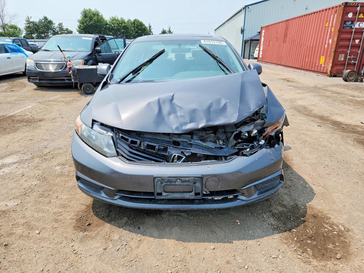 2012 Honda Civic Lx Silver vin: 2HGFB2F59CH051579