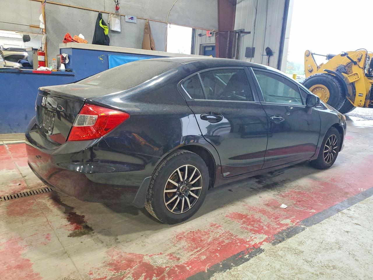 2012 Honda Civic Lx Black vin: 2HGFB2F59CH336198