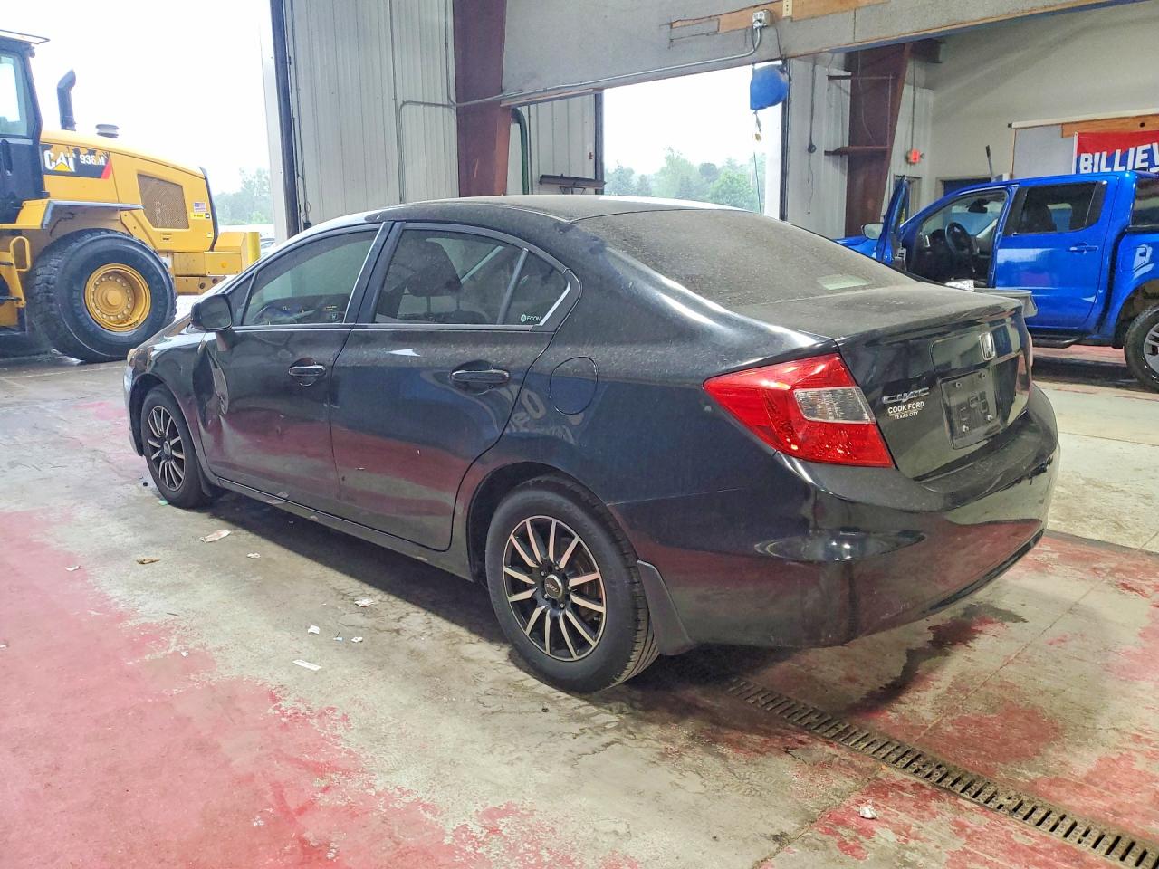 2012 Honda Civic Lx Black vin: 2HGFB2F59CH336198