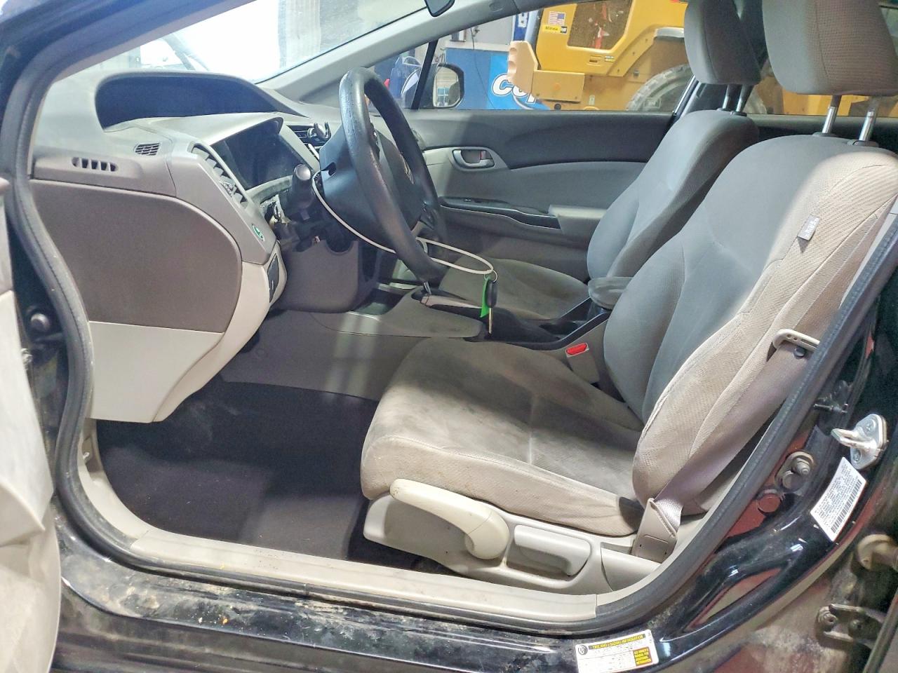 2012 Honda Civic Lx Black vin: 2HGFB2F59CH336198