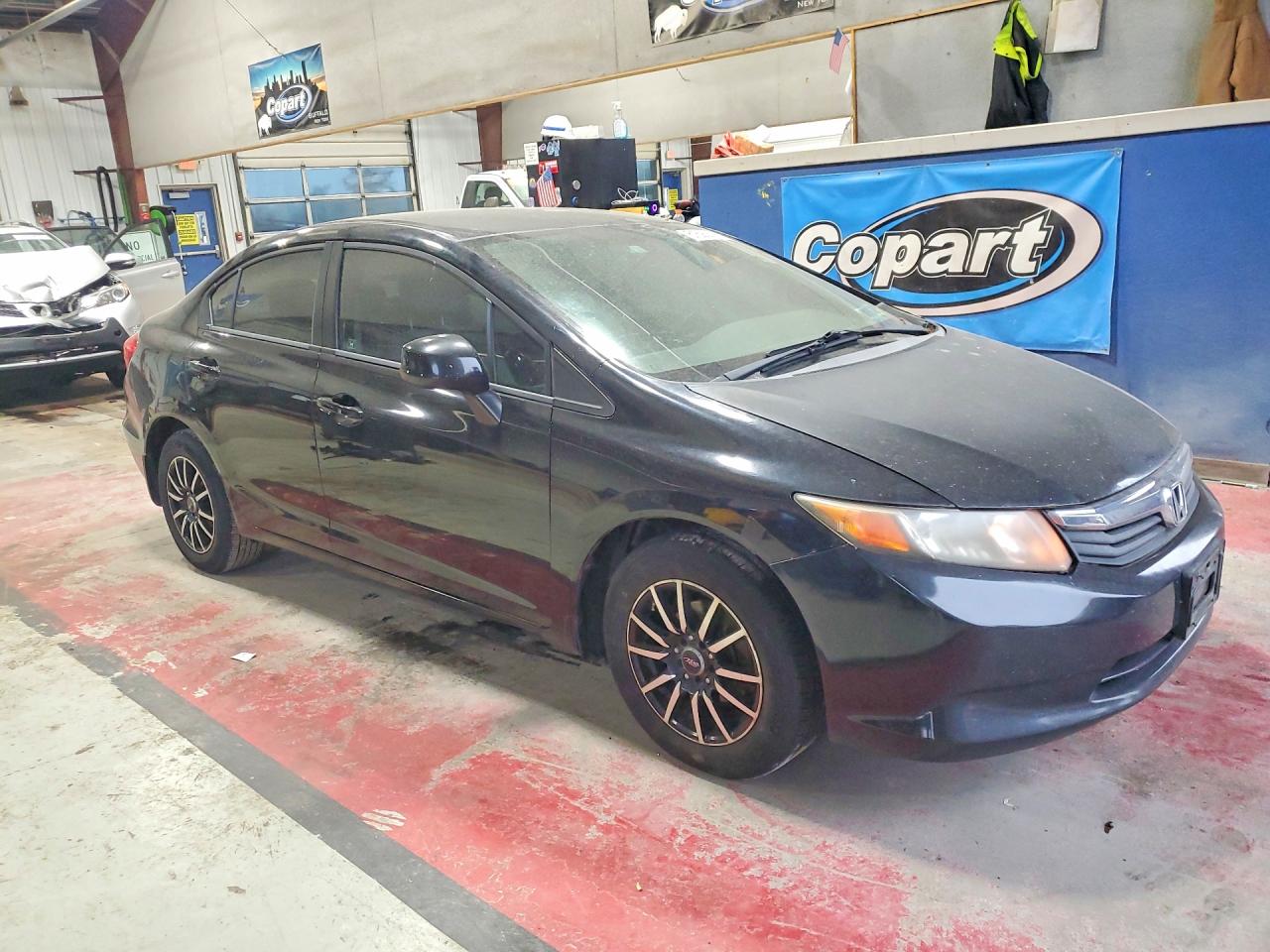 2012 Honda Civic Lx Black vin: 2HGFB2F59CH336198