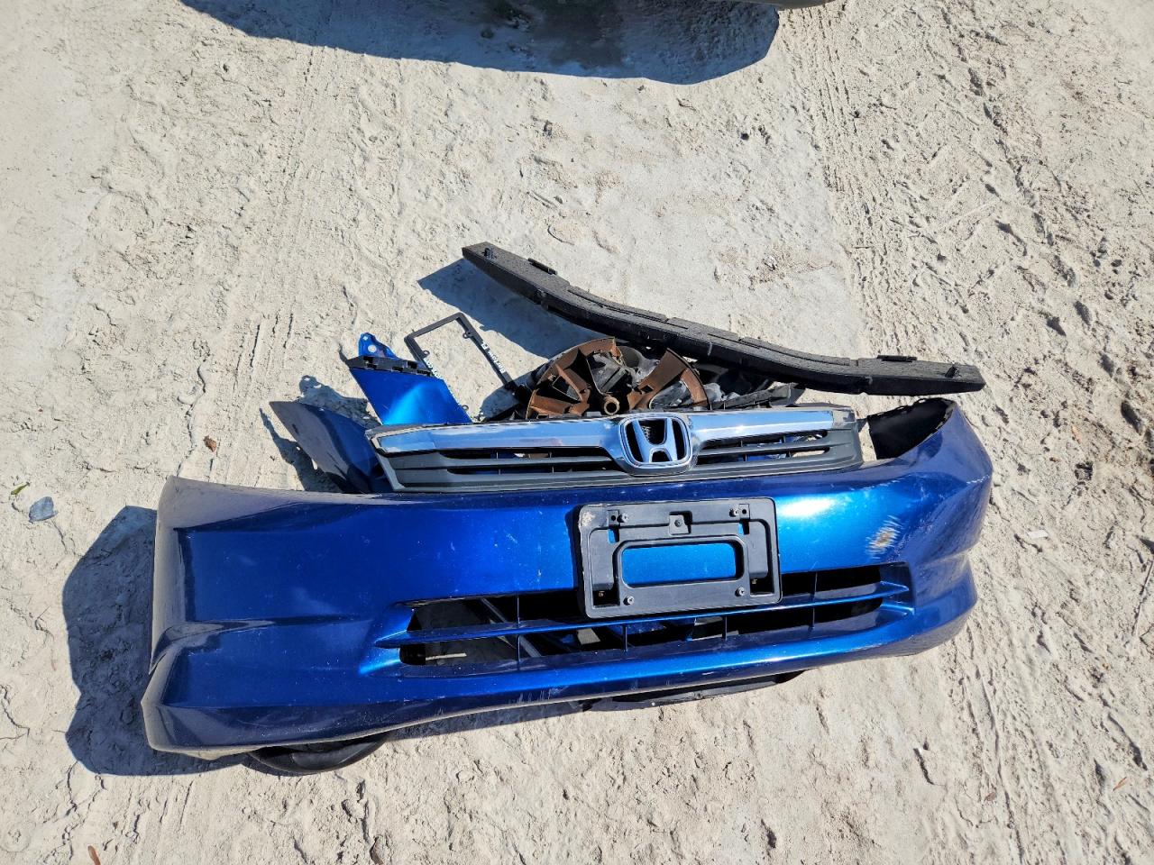 2012 Honda Civic Lx Синий vin: 2HGFB2F59CH506124