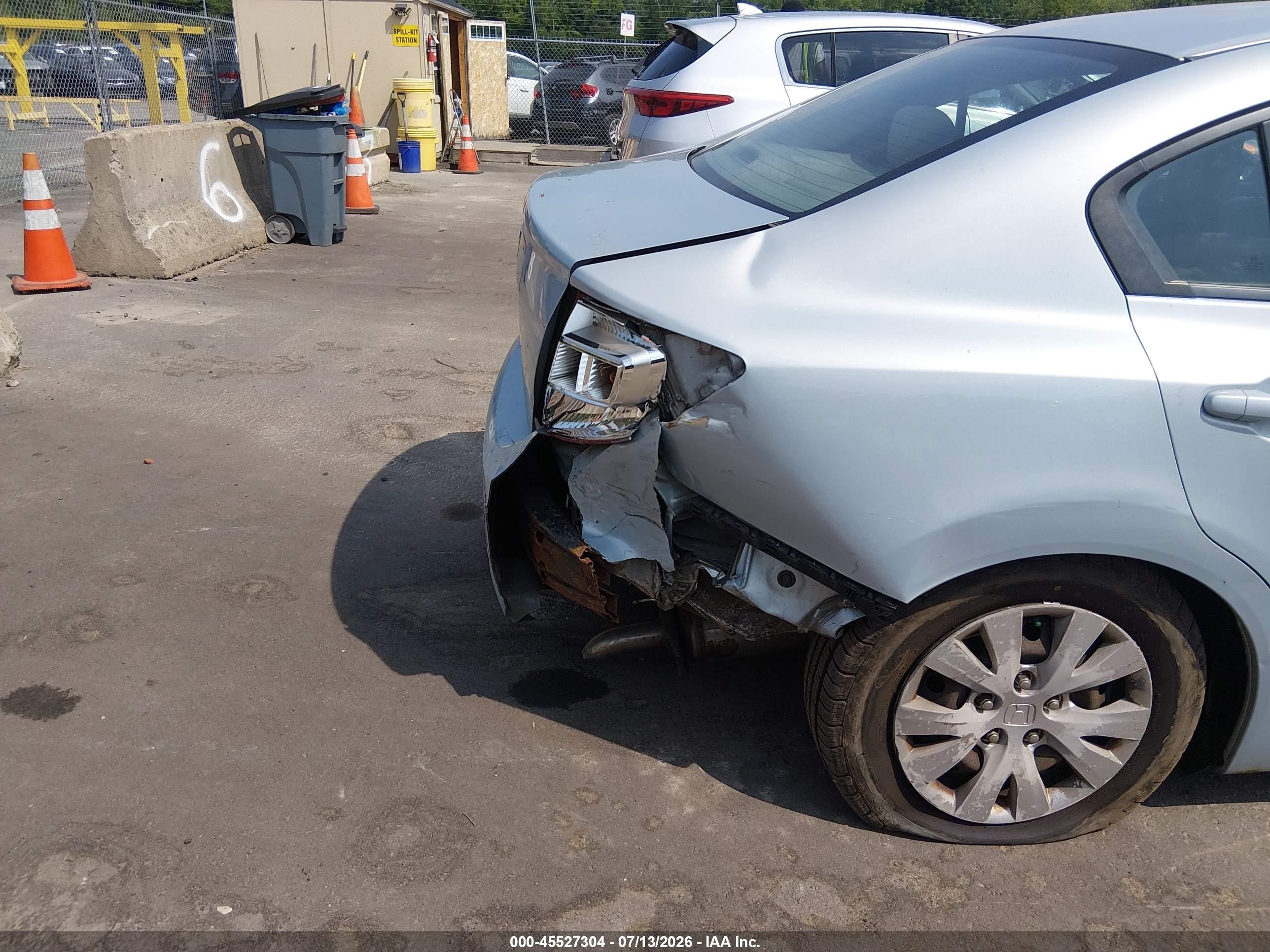 2012 Honda Civic Lx Light Blue vin: 2HGFB2F59CH530472