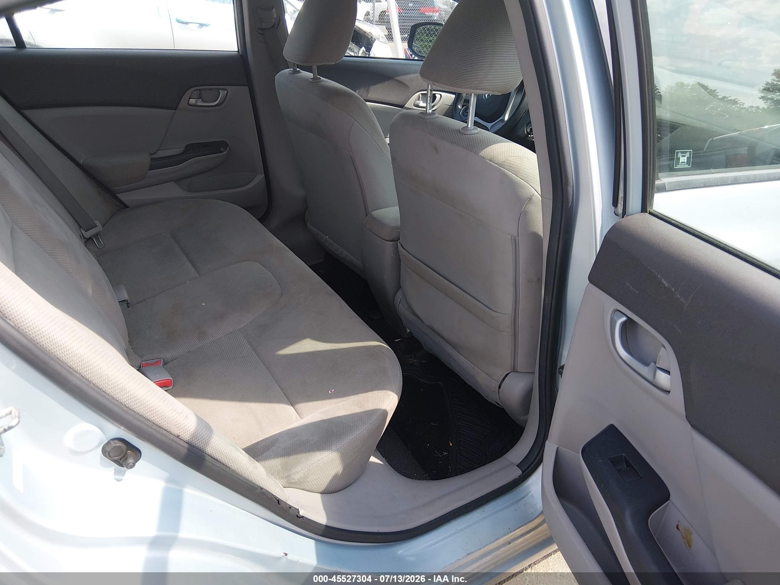 2012 Honda Civic Lx Light Blue vin: 2HGFB2F59CH530472