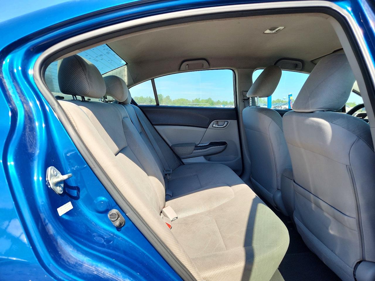 2012 Honda Civic Lx Blue vin: 2HGFB2F59CH540533
