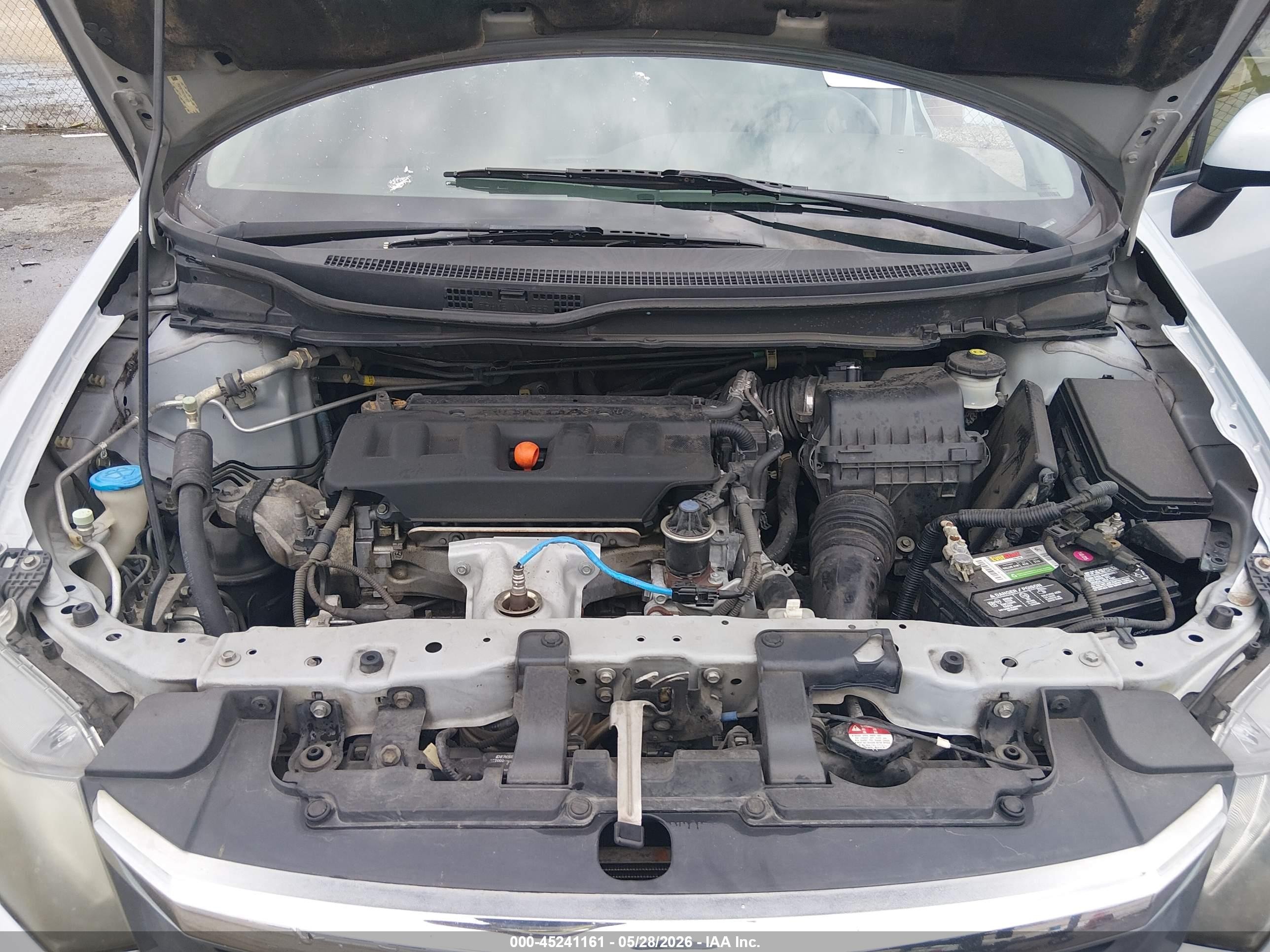 2012 Honda Civic Lx Blue vin: 2HGFB2F59CH551337