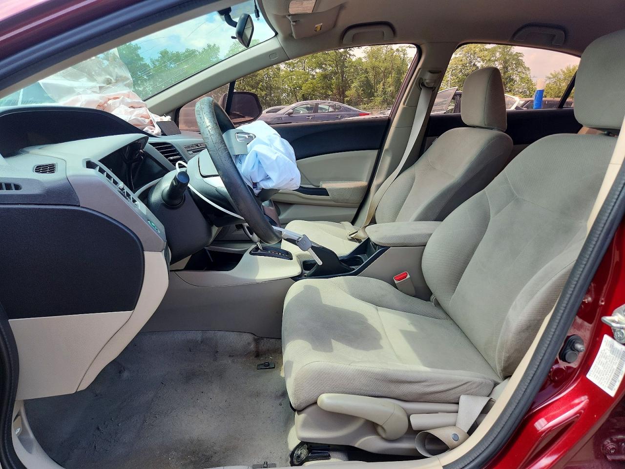 2012 Honda Civic Lx Red vin: 2HGFB2F59CH564962