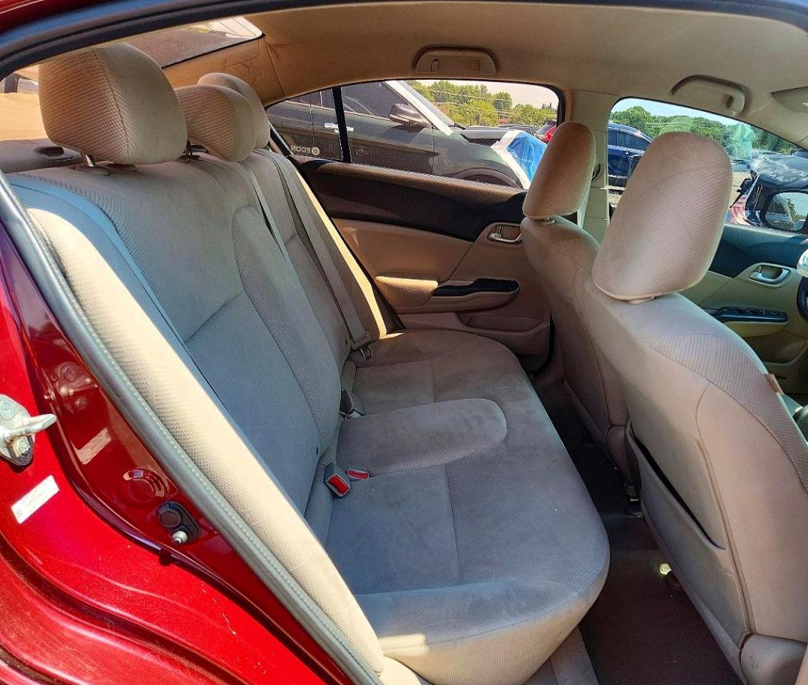2012 Honda Civic Lx Red vin: 2HGFB2F59CH564962