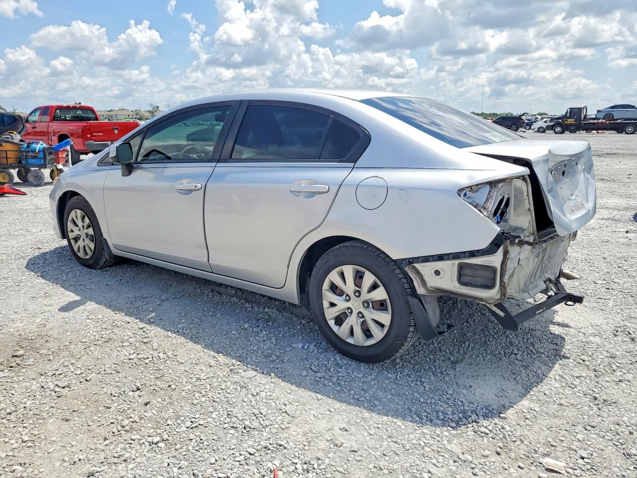 2012 Honda Civic Lx Silver vin: 2HGFB2F59CH565545