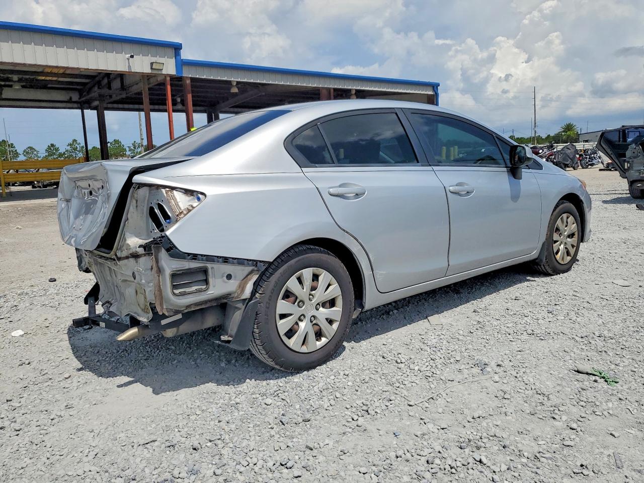 2012 Honda Civic Lx Silver vin: 2HGFB2F59CH565545