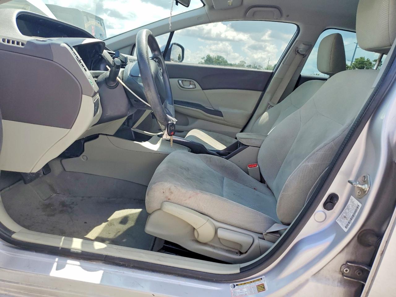 2012 Honda Civic Lx Silver vin: 2HGFB2F59CH565545