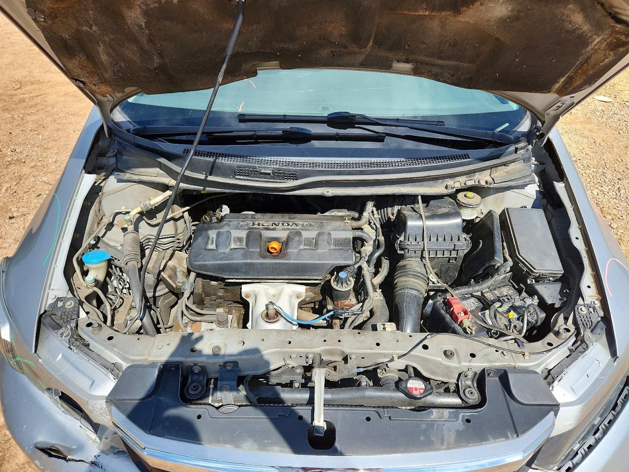 2012 Honda Civic Lx Silver vin: 2HGFB2F59CH566548