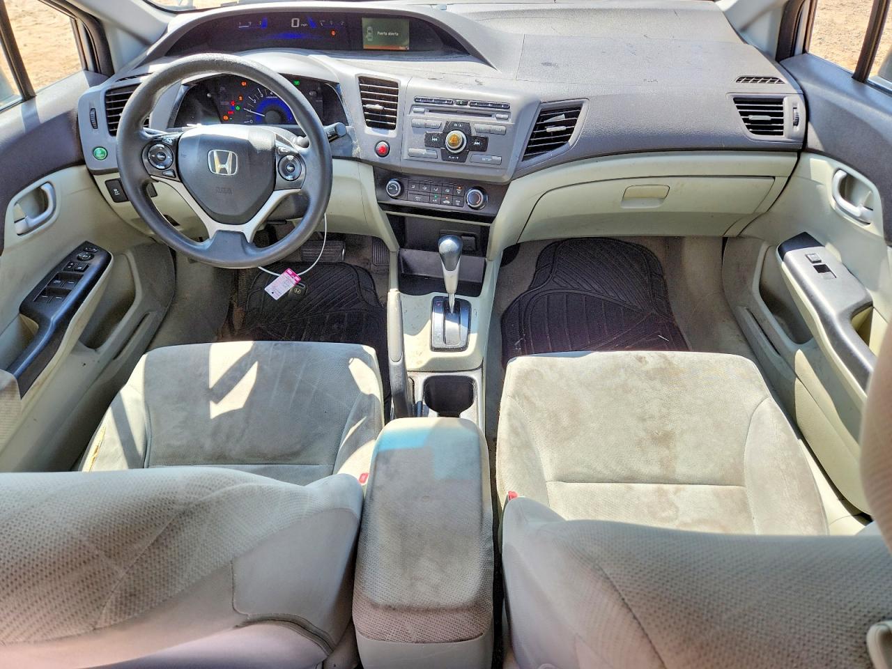 2012 Honda Civic Lx Silver vin: 2HGFB2F59CH566548