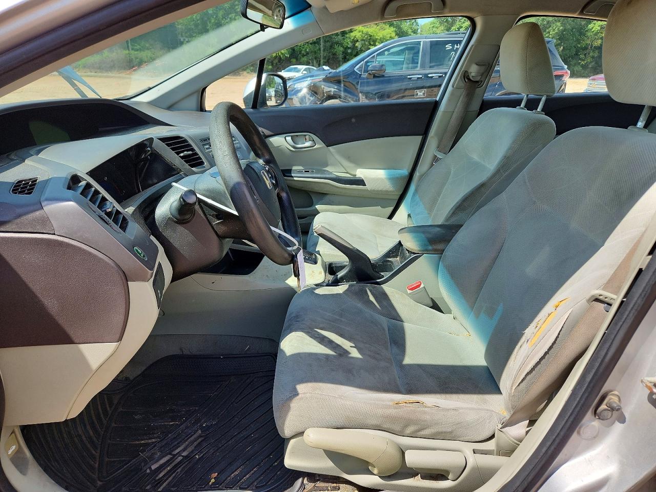 2012 Honda Civic Lx Silver vin: 2HGFB2F59CH566548