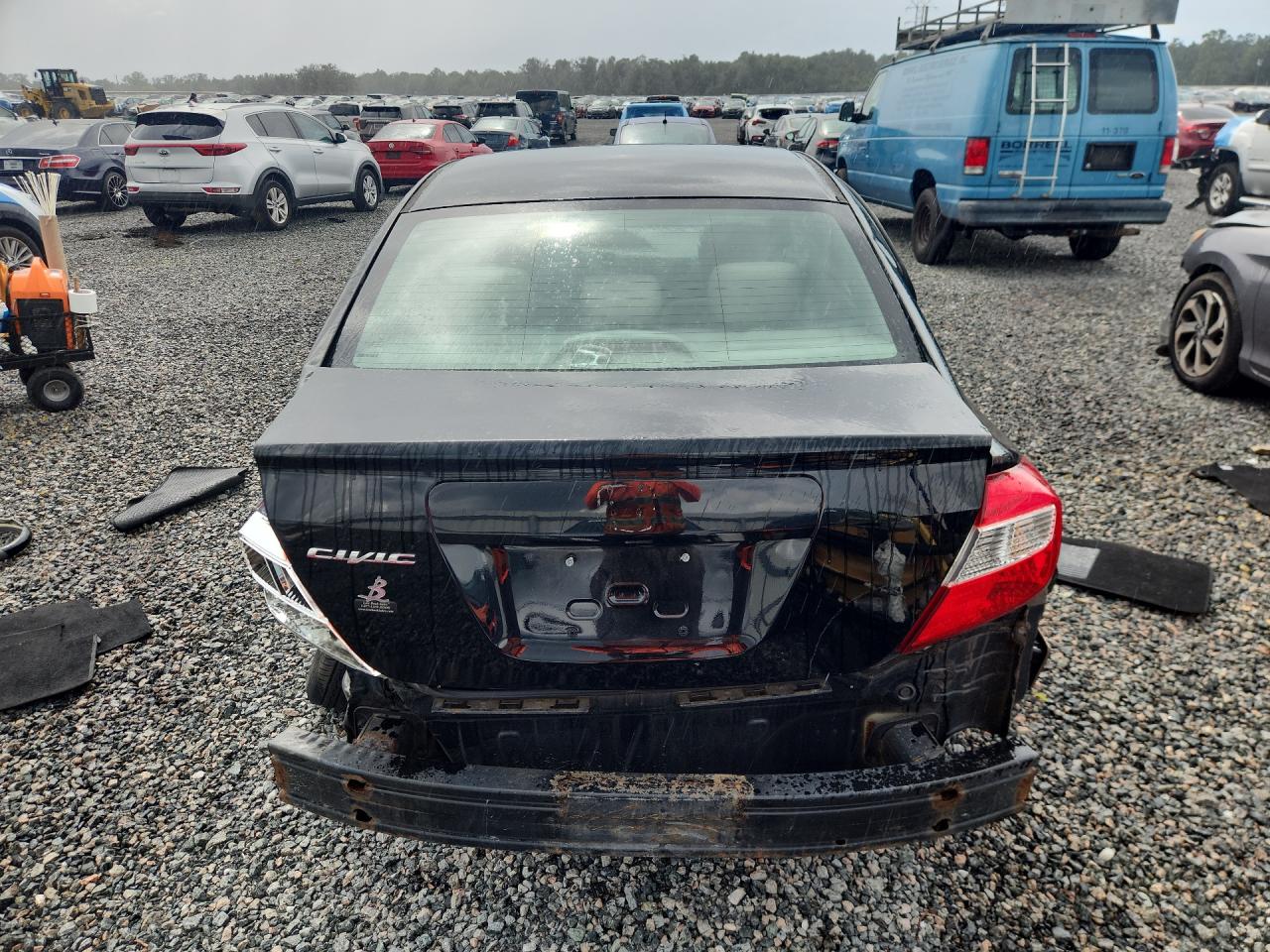 2012 Honda Civic Lx Black vin: 2HGFB2F59CH600794