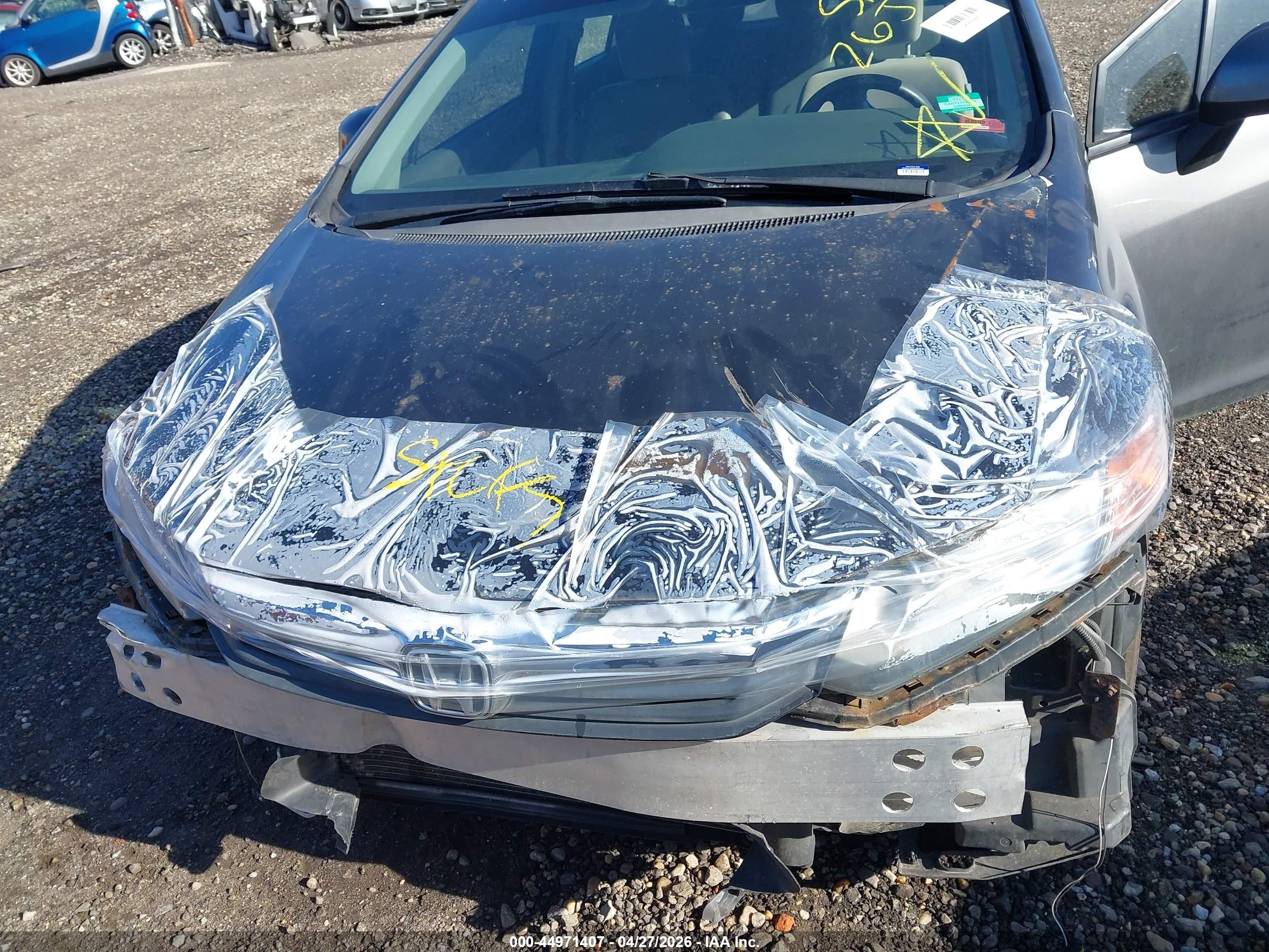 2012 Honda Civic Lx Gray vin: 2HGFB2F59CH601184