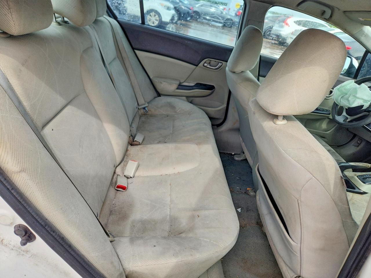 2012 Honda Civic Lx White vin: 2HGFB2F59CH607471