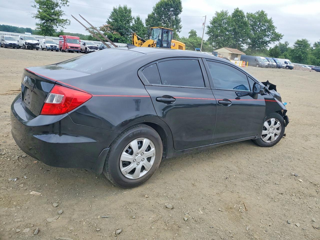 2012 Honda Civic Lx Black vin: 2HGFB2F59CH610094