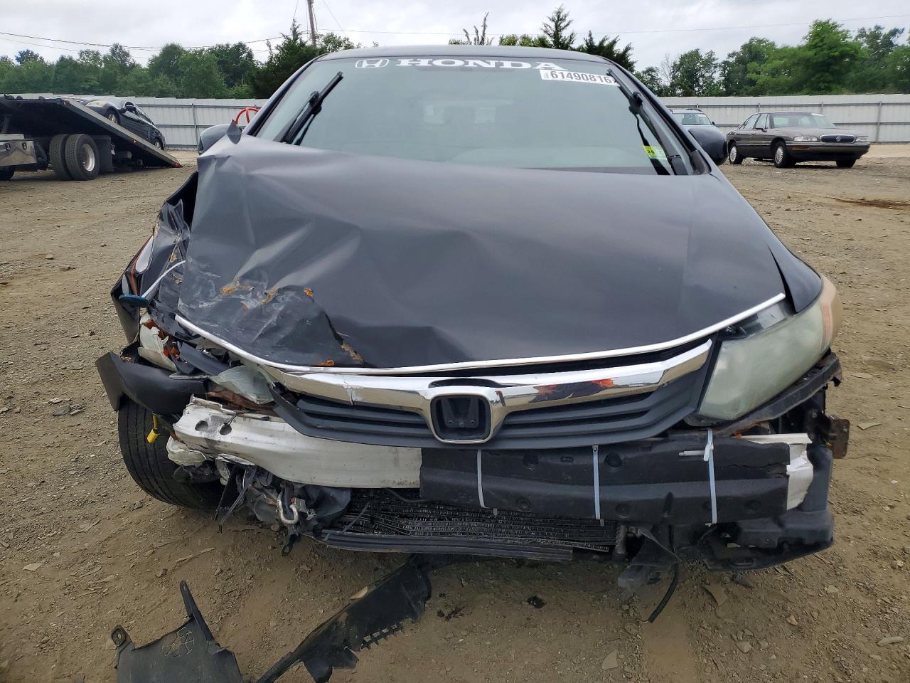 2012 Honda Civic Lx Black vin: 2HGFB2F59CH610094