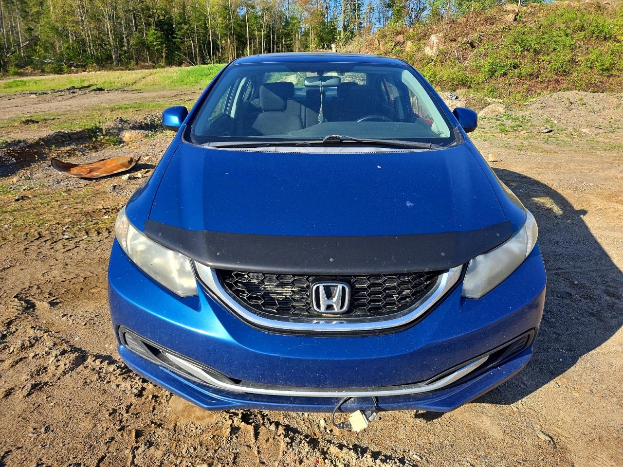 2013 Honda Civic Lx Blue vin: 2HGFB2F59DH016963