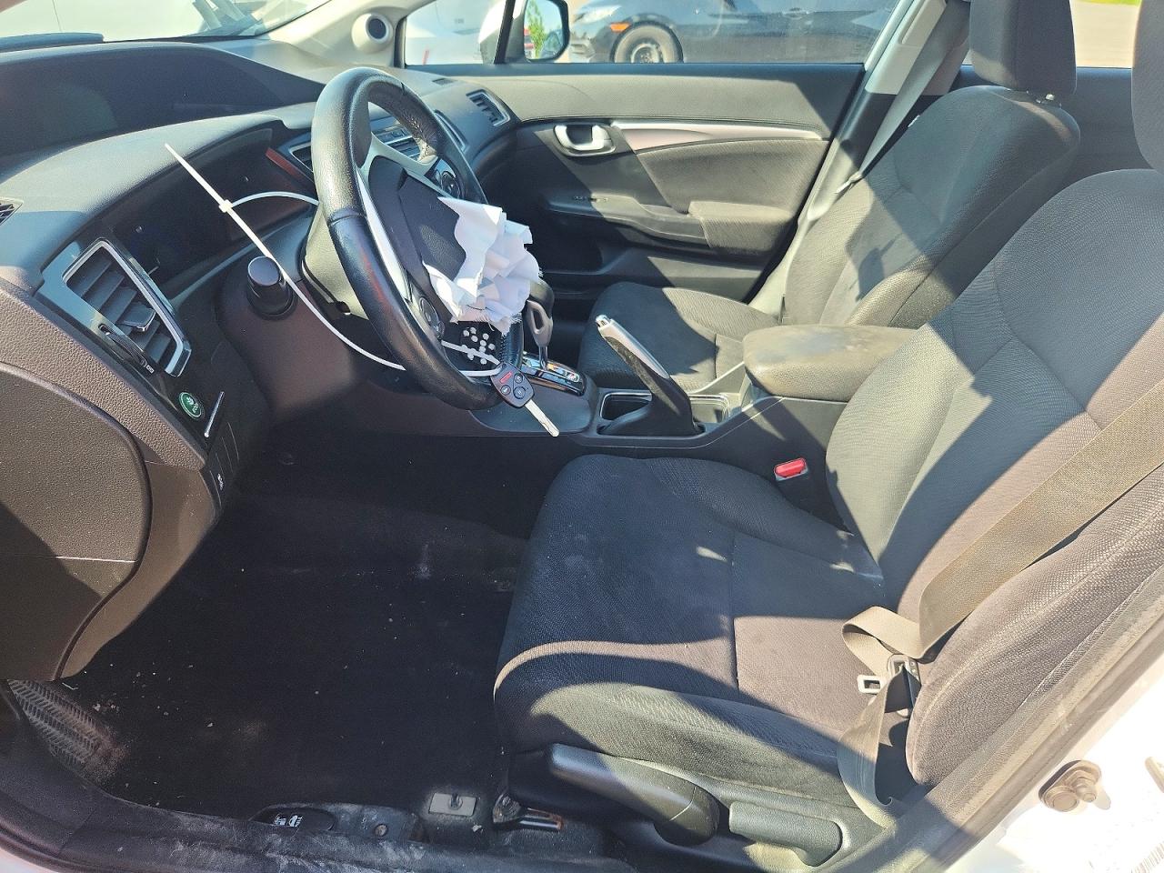 2013 Honda Civic Lx White vin: 2HGFB2F59DH018020