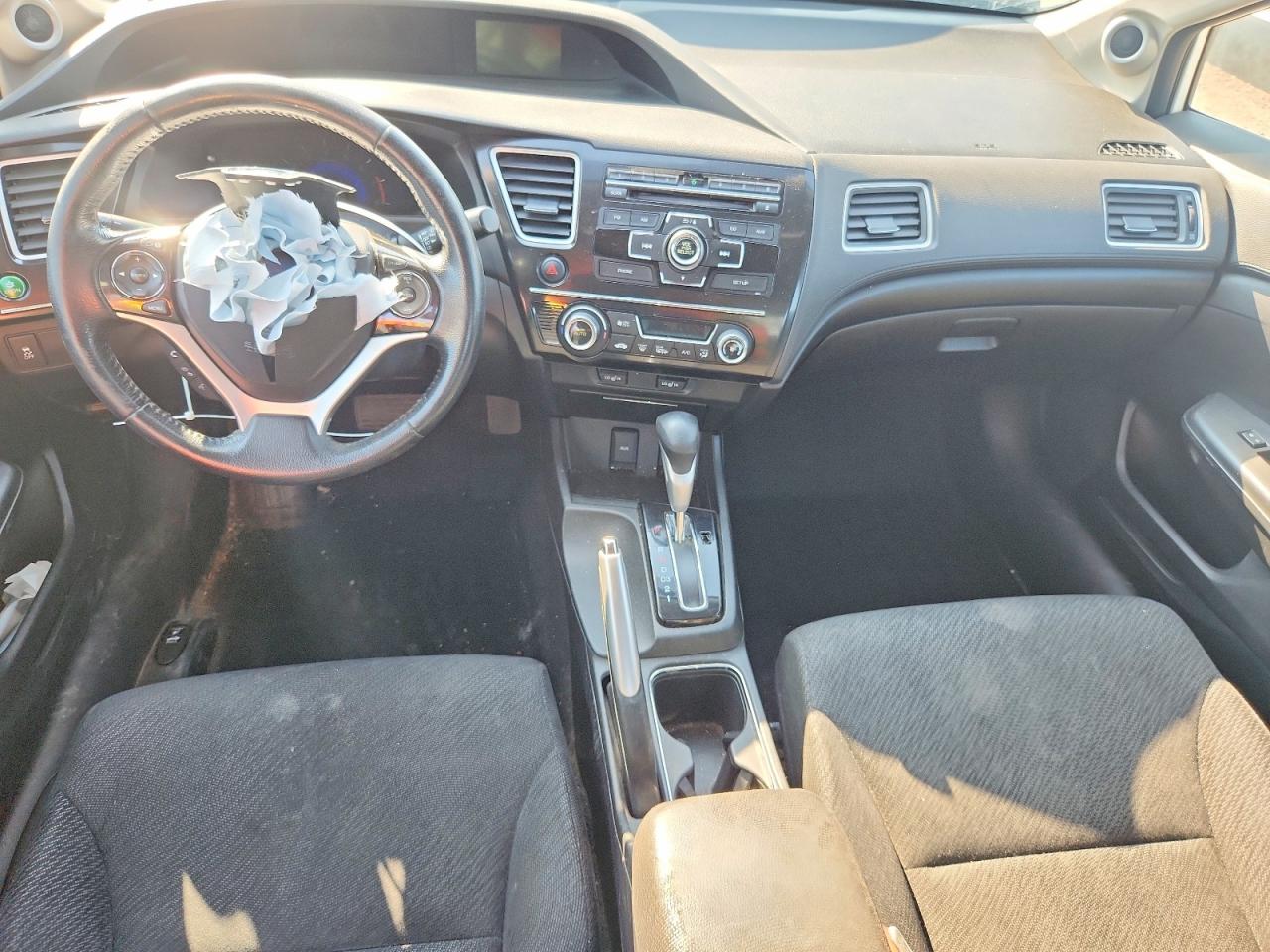 2013 Honda Civic Lx White vin: 2HGFB2F59DH018020