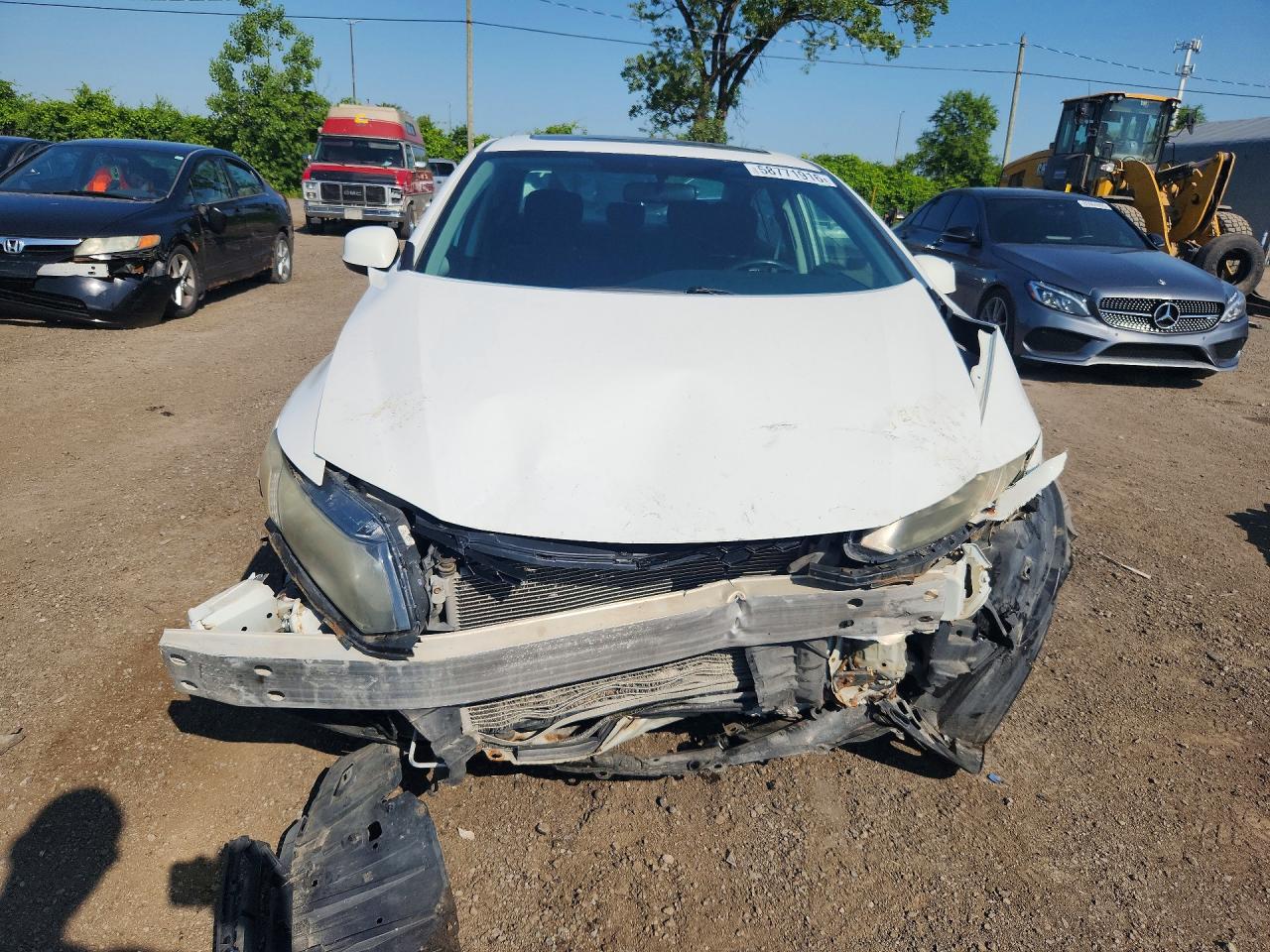2013 Honda Civic Lx White vin: 2HGFB2F59DH018020