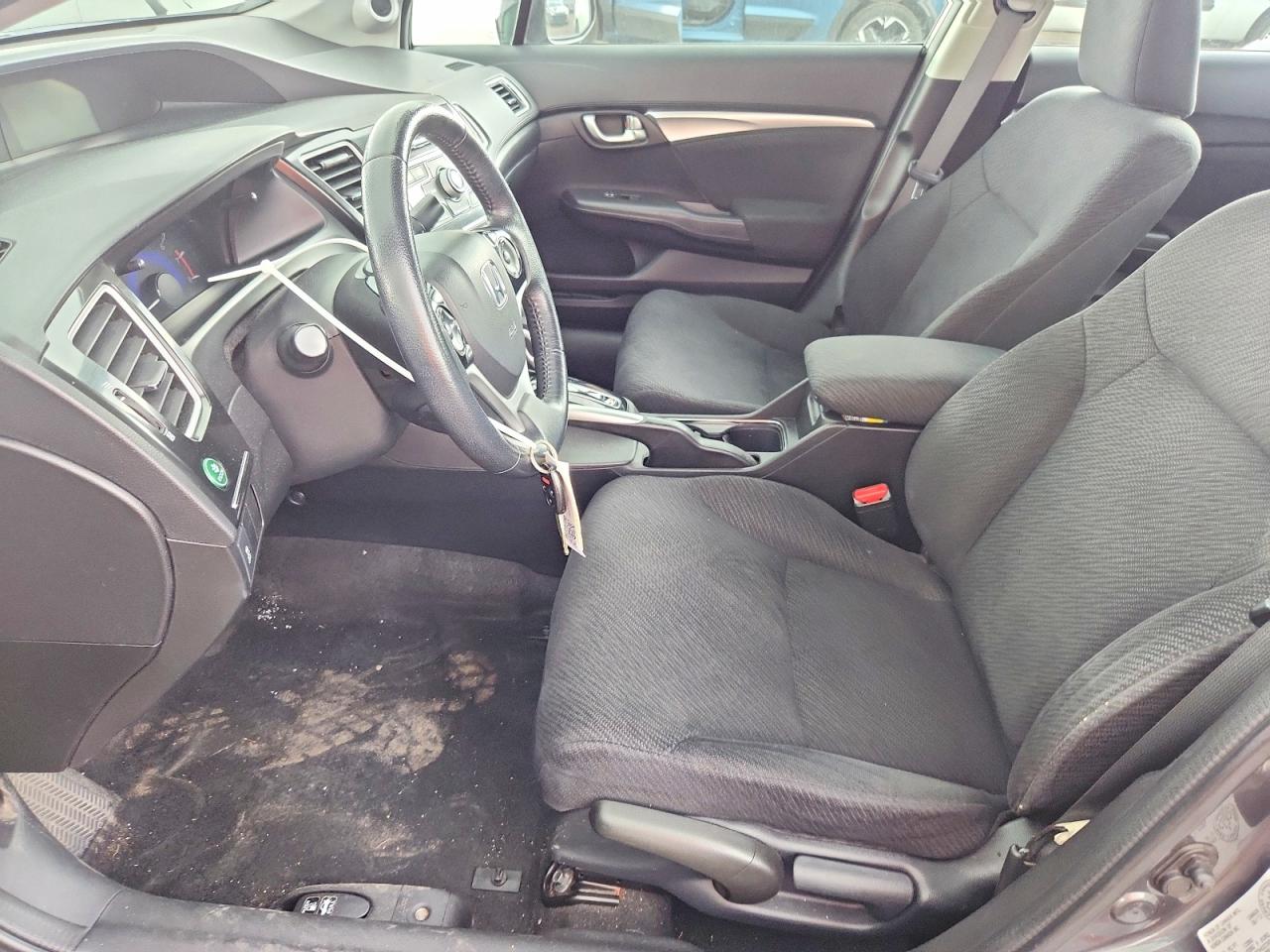 2013 Honda Civic Lx Gray vin: 2HGFB2F59DH023489