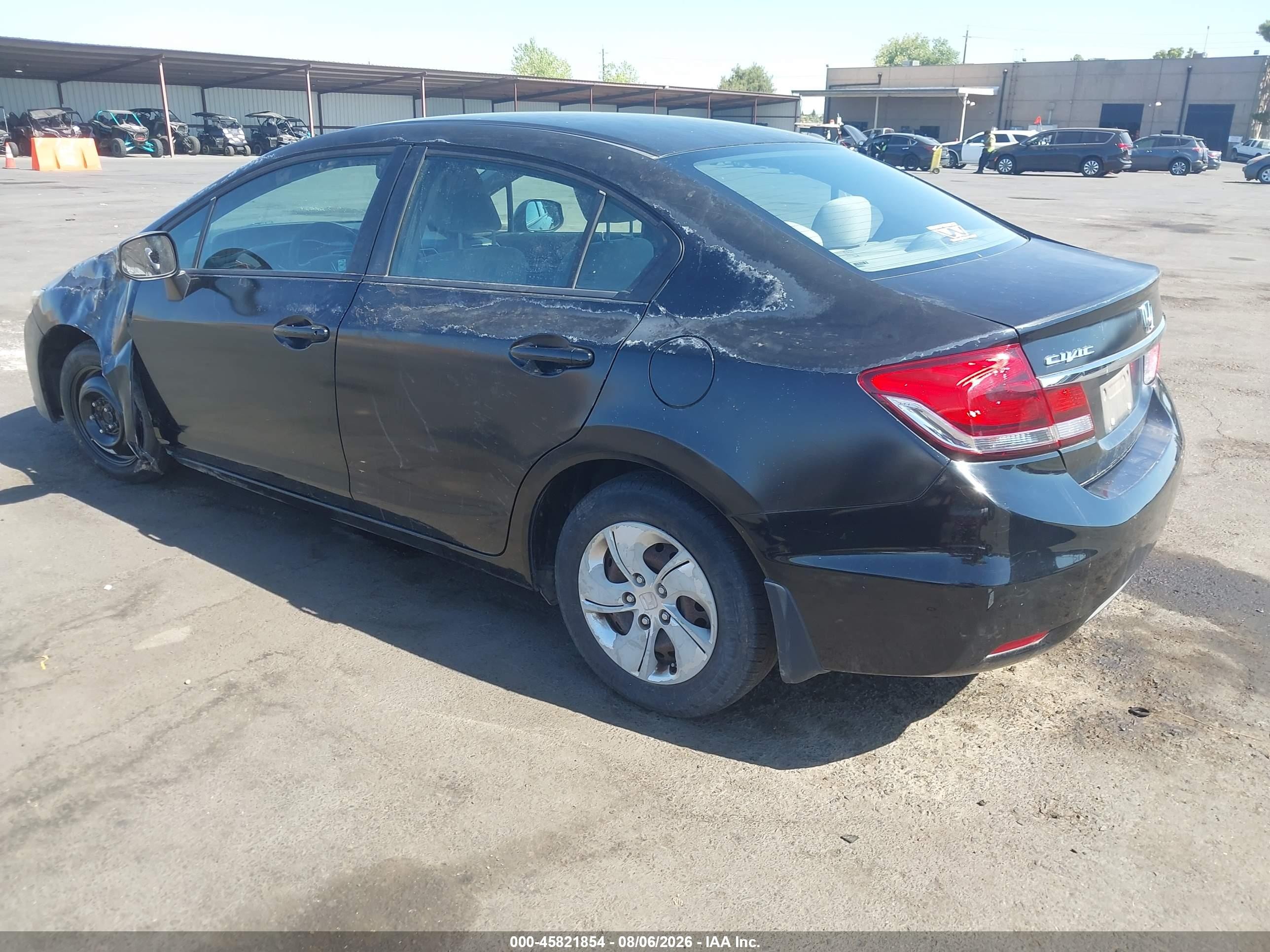 2013 Honda Civic Lx Black vin: 2HGFB2F59DH503676