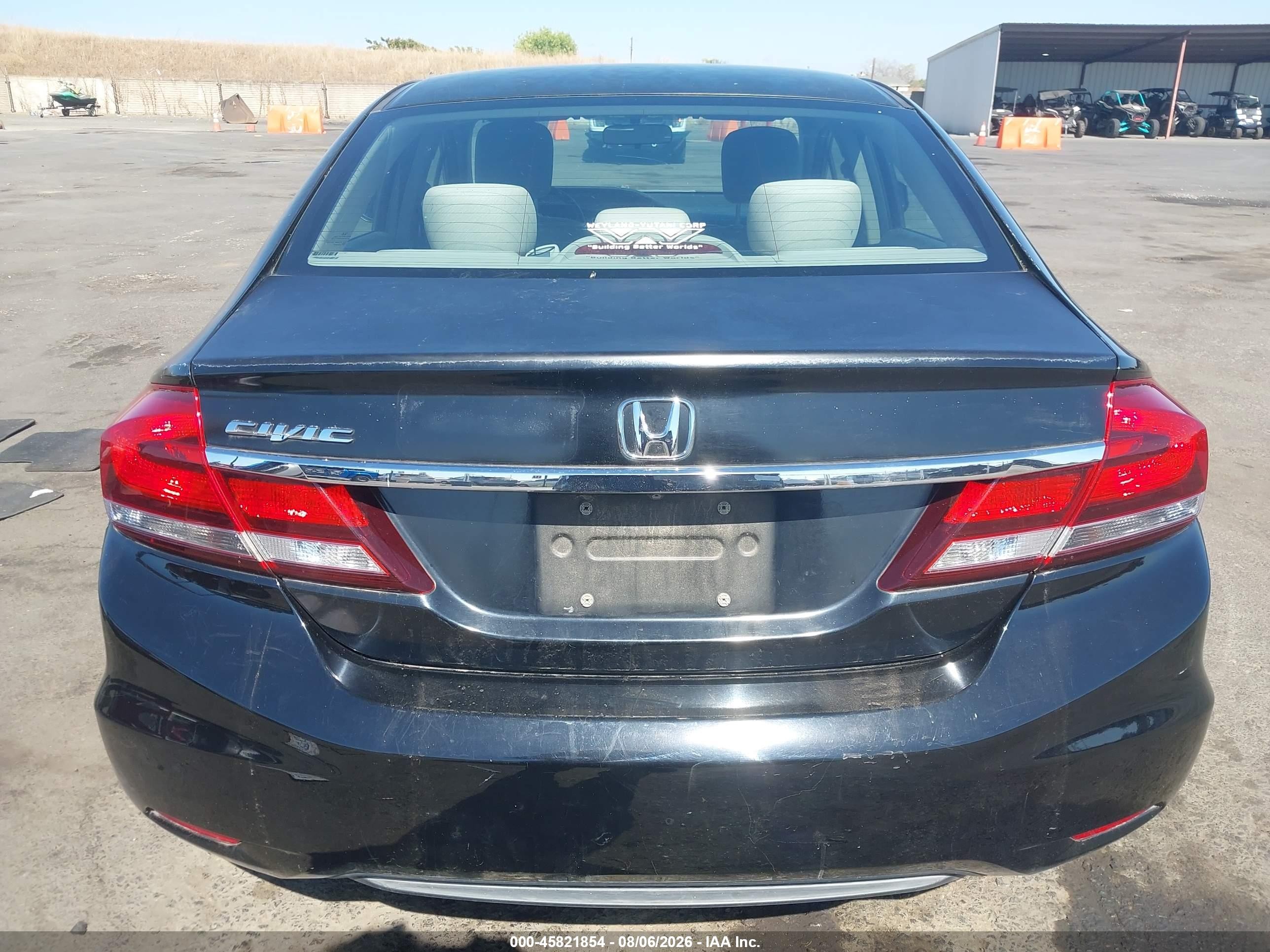 2013 Honda Civic Lx Black vin: 2HGFB2F59DH503676