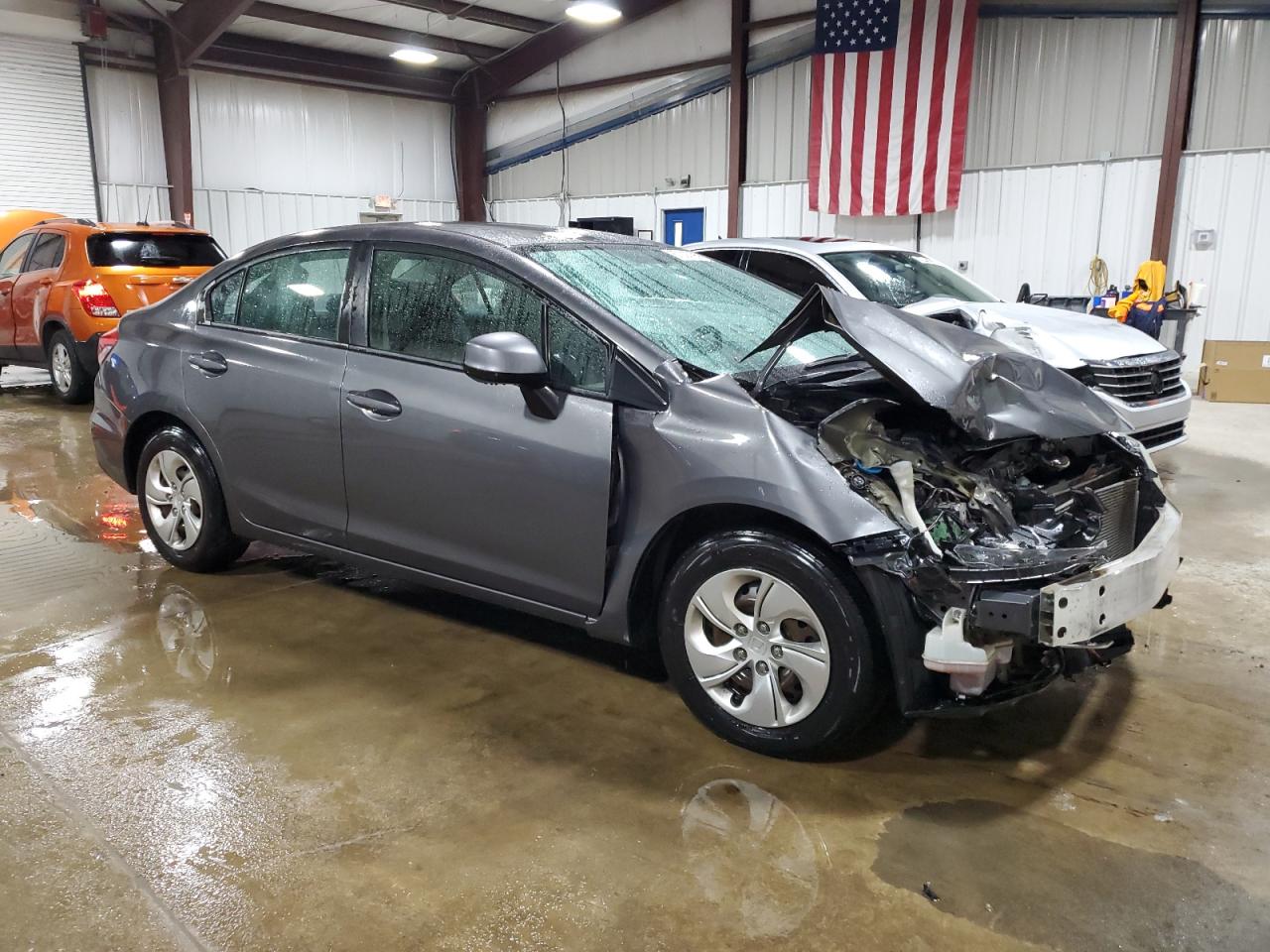 2013 Honda Civic Lx Charcoal vin: 2HGFB2F59DH513558