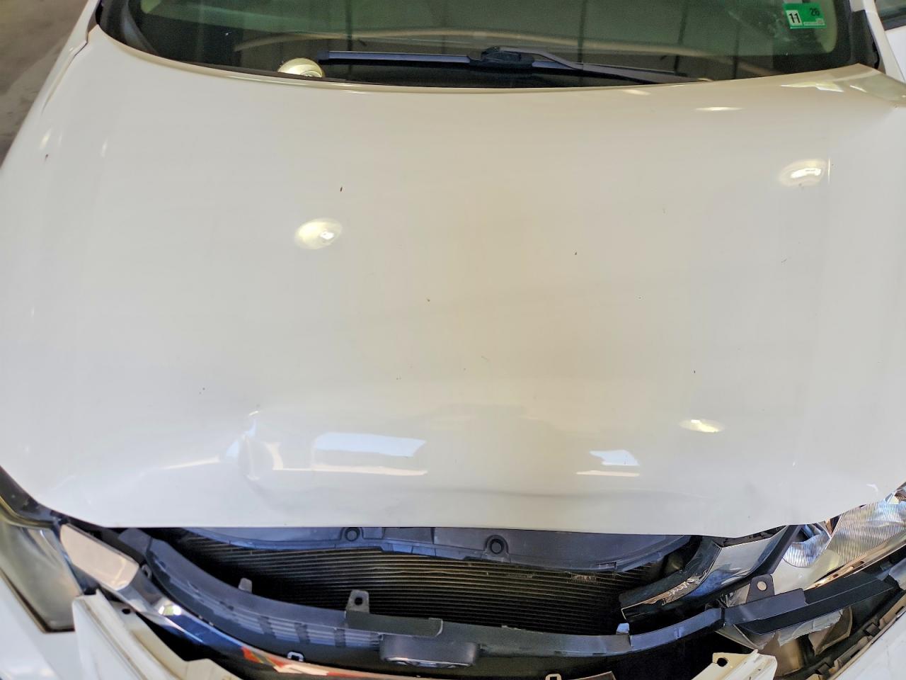 2013 Honda Civic Lx White vin: 2HGFB2F59DH521370