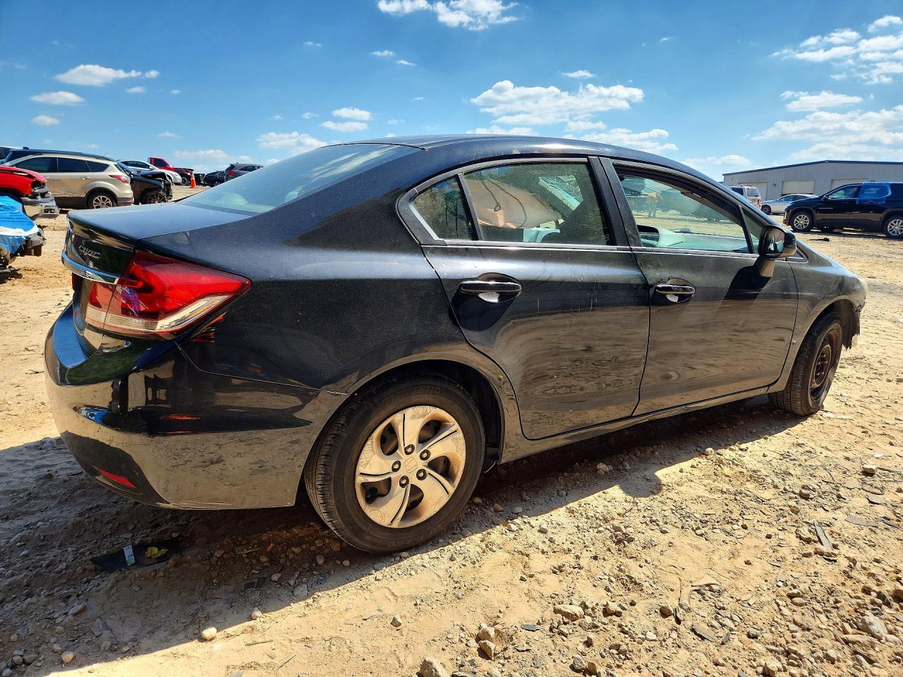 2013 Honda Civic Lx Black vin: 2HGFB2F59DH531218