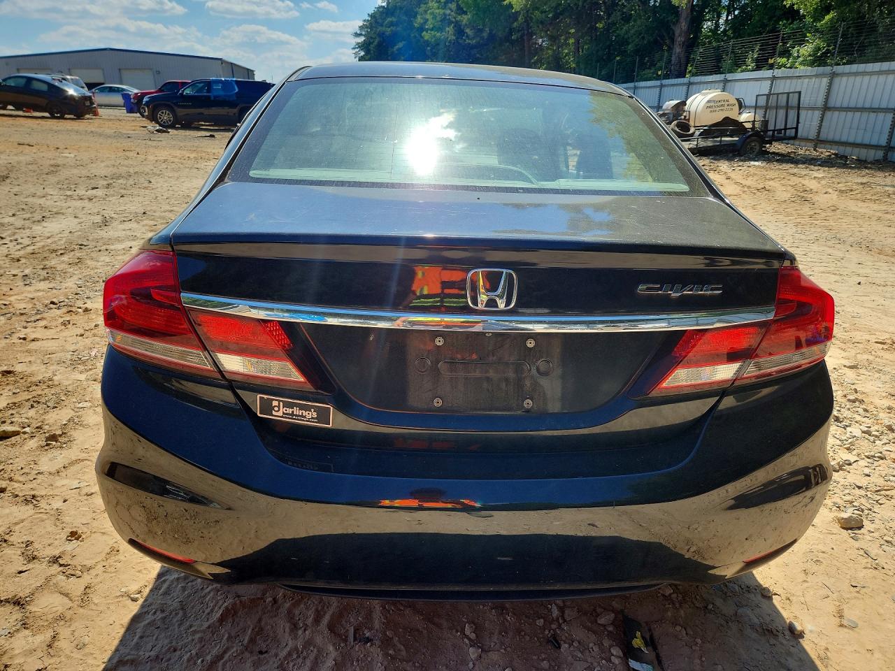 2013 Honda Civic Lx Black vin: 2HGFB2F59DH531218