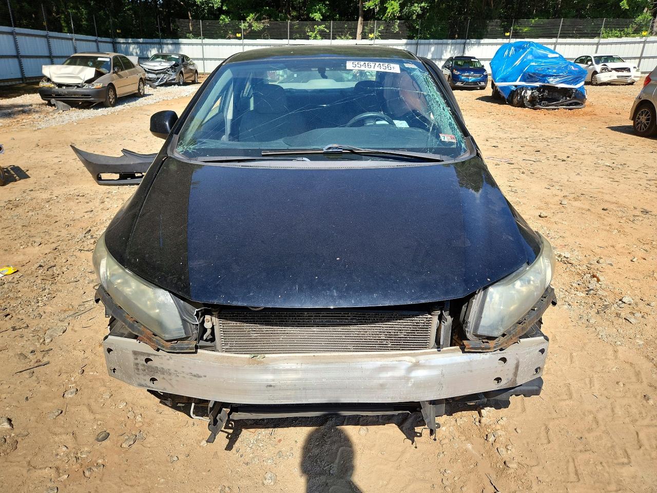2013 Honda Civic Lx Black vin: 2HGFB2F59DH531218