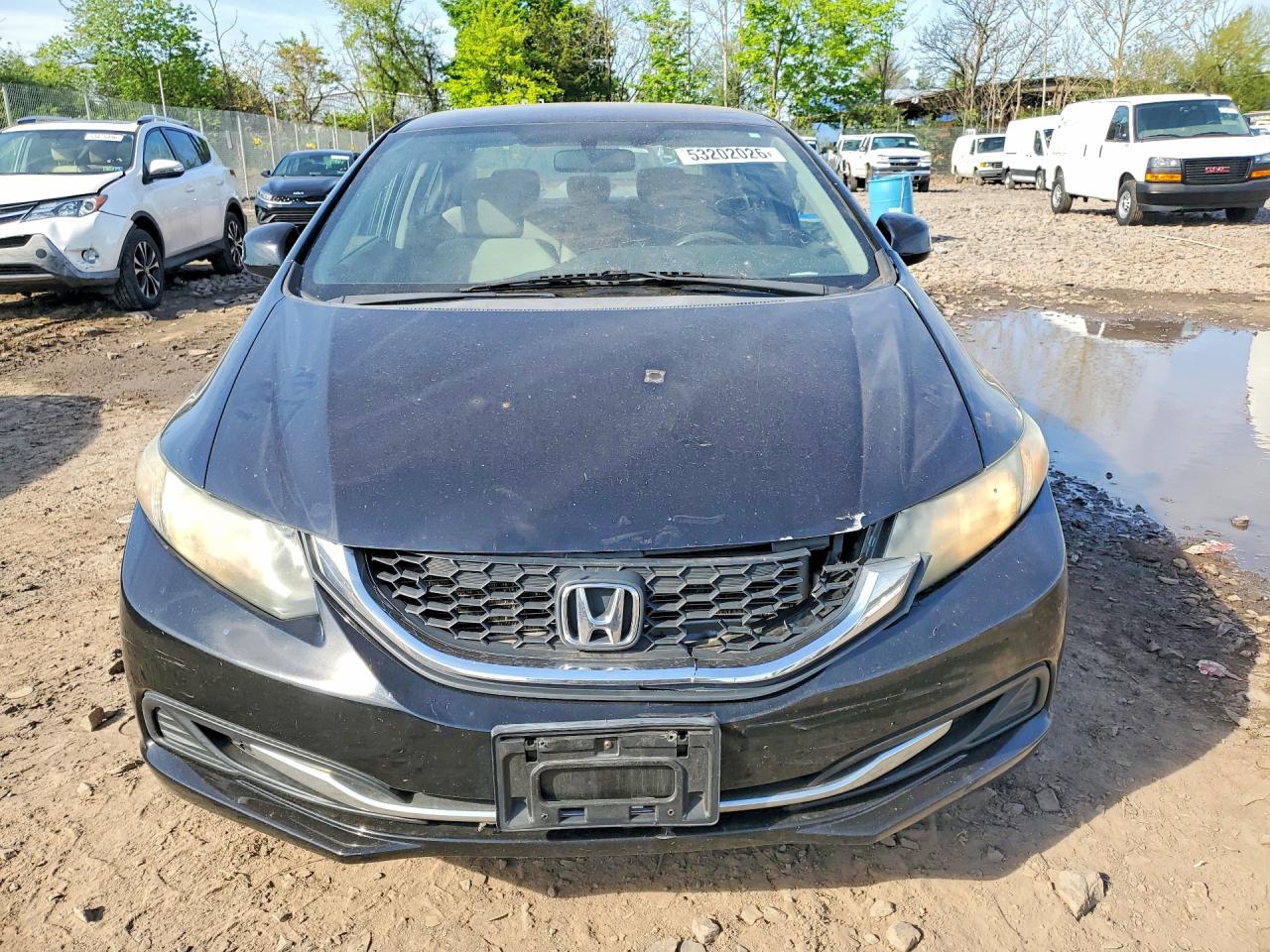 2013 Honda Civic Lx Black vin: 2HGFB2F59DH531364