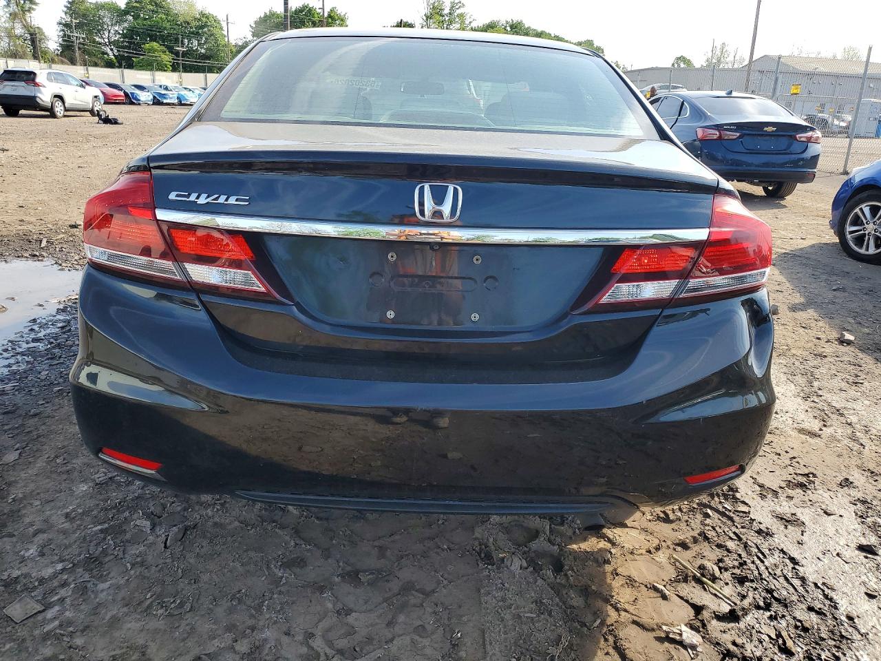 2013 Honda Civic Lx Black vin: 2HGFB2F59DH531364