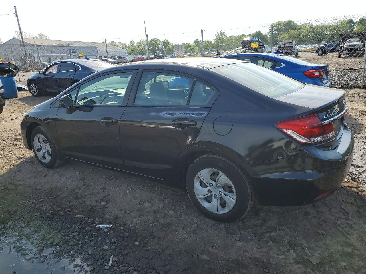 2013 Honda Civic Lx Black vin: 2HGFB2F59DH531364