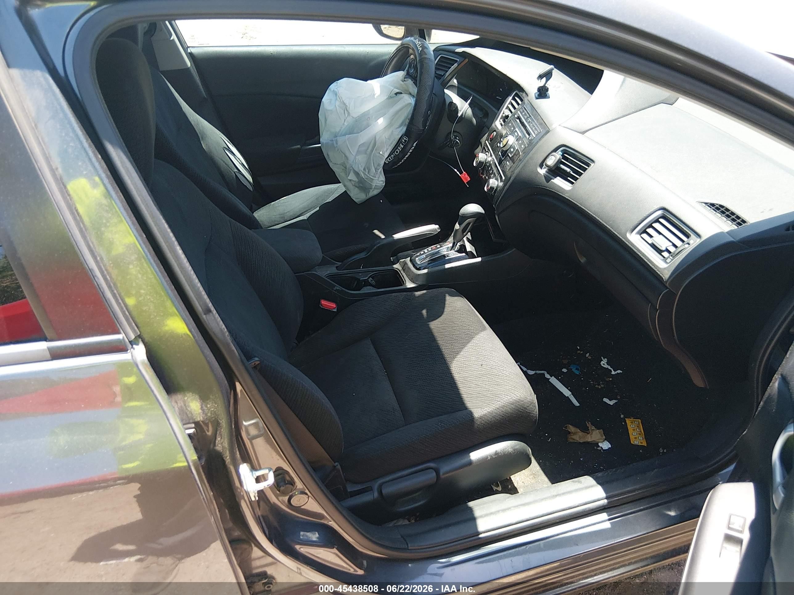 2013 Honda Civic Lx Gray vin: 2HGFB2F59DH542364
