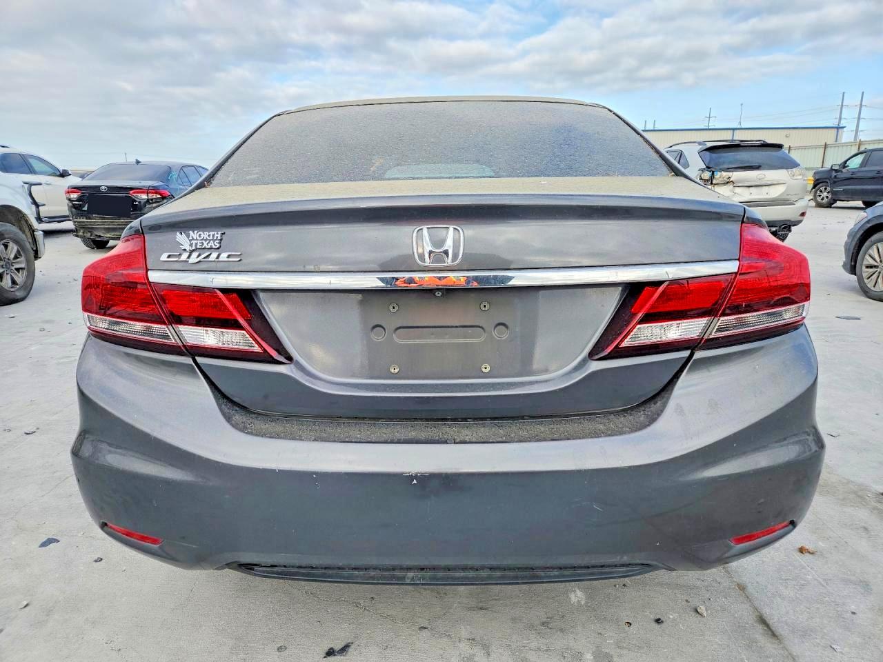 2013 Honda Civic Lx Silver vin: 2HGFB2F59DH547628