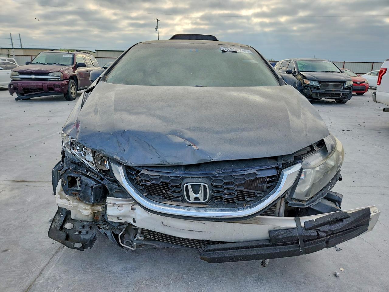 2013 Honda Civic Lx Silver vin: 2HGFB2F59DH547628