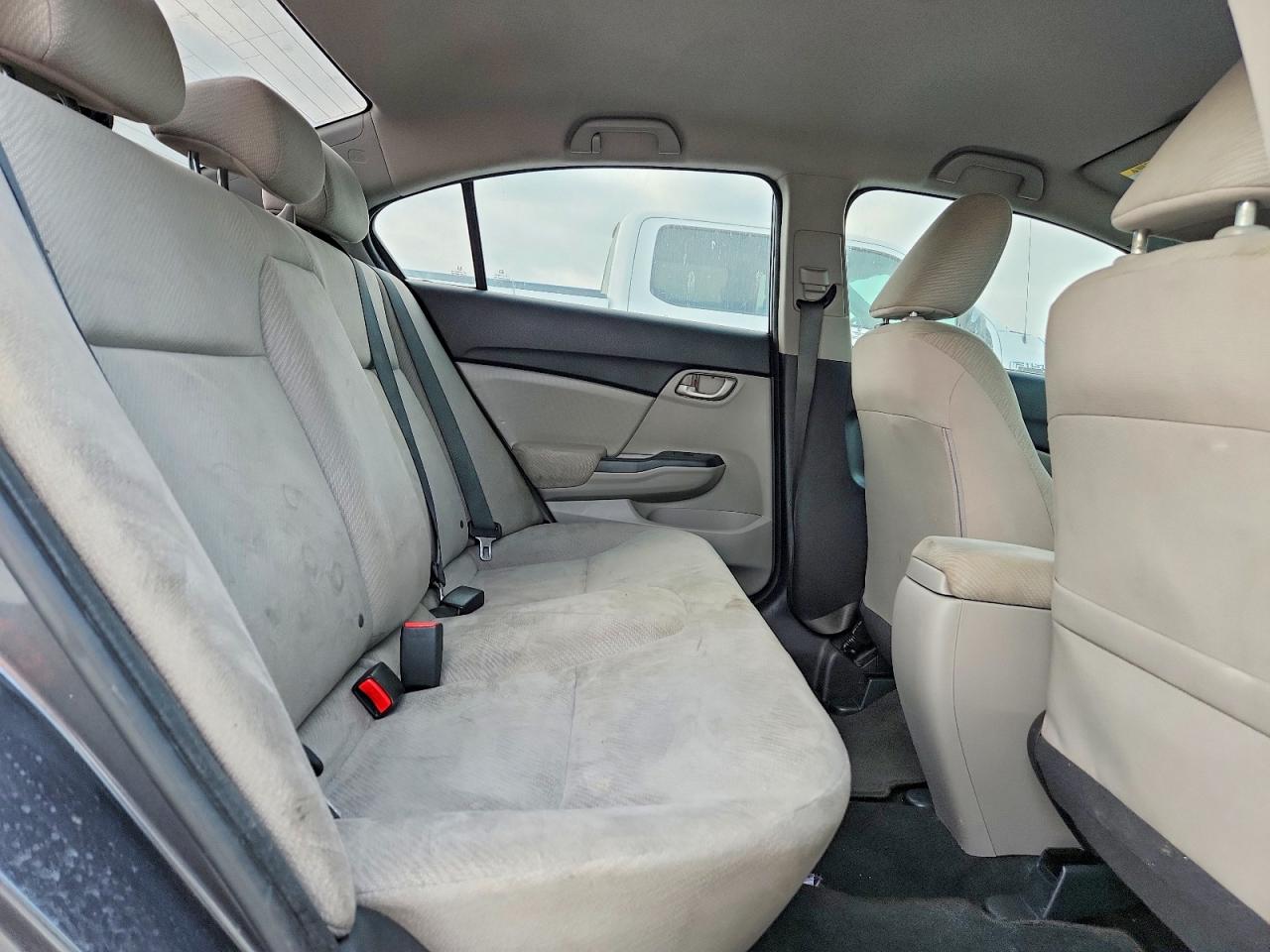 2013 Honda Civic Lx Silver vin: 2HGFB2F59DH547628